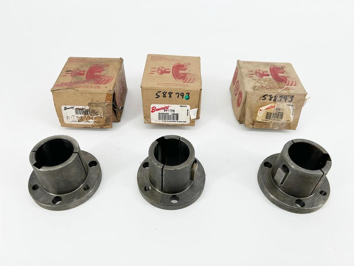 Lot of 3 New Browning P1 1-7/16 Split Taper Bushings 1069483 - No Hardware