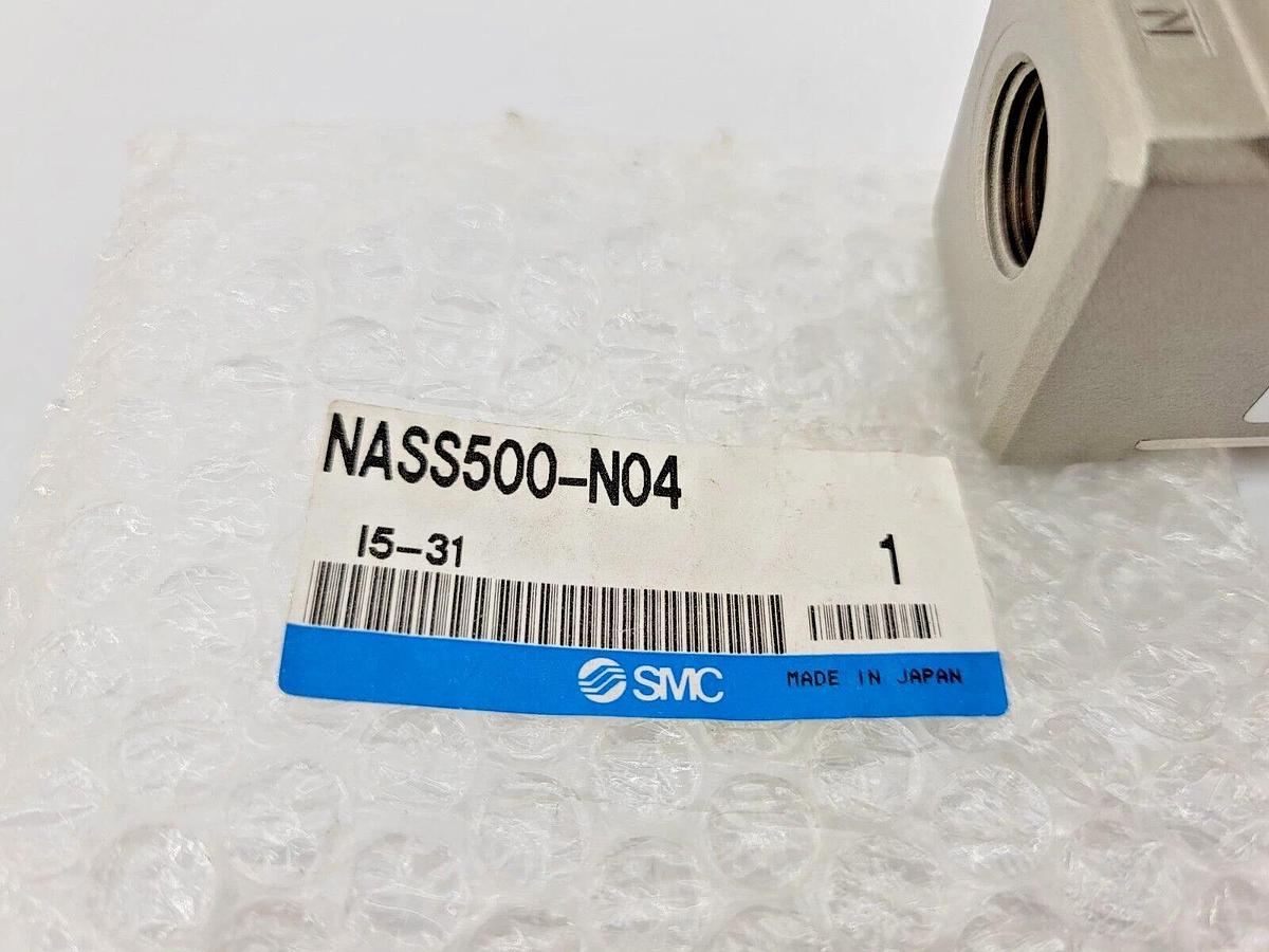 New SMC NASS500-N04 Slowstart Speed Control 100PSI Max