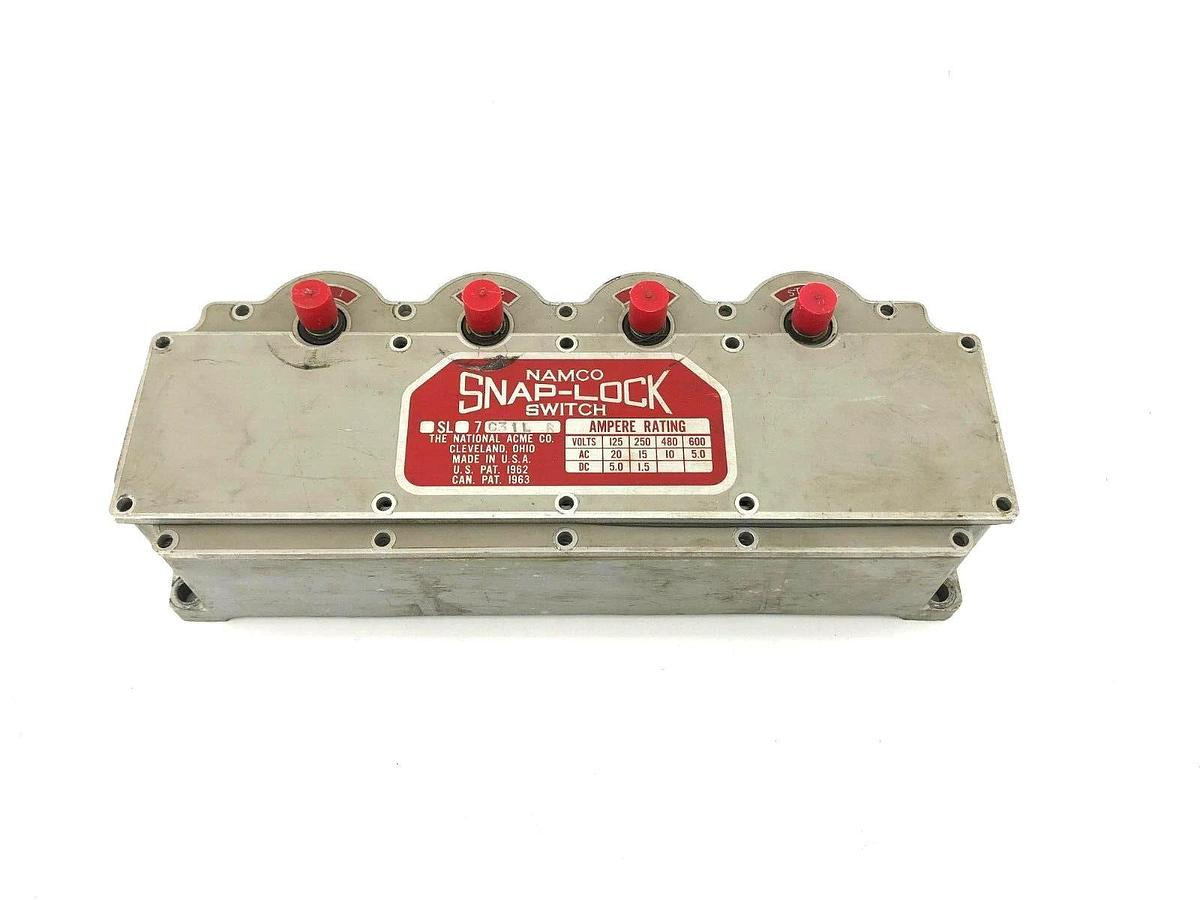 Used Namco Controls SL7C31L-R Snap-Lock Limit Switch 125/250/480/600VAC
