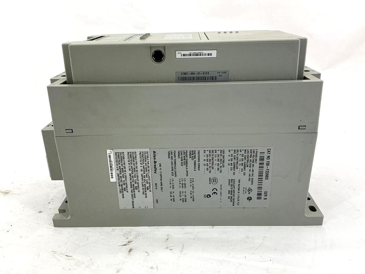 New Allen Bradley 150-F25NBD Ser B Smart Motor Controller 3-Phase 480V 50/60HZ