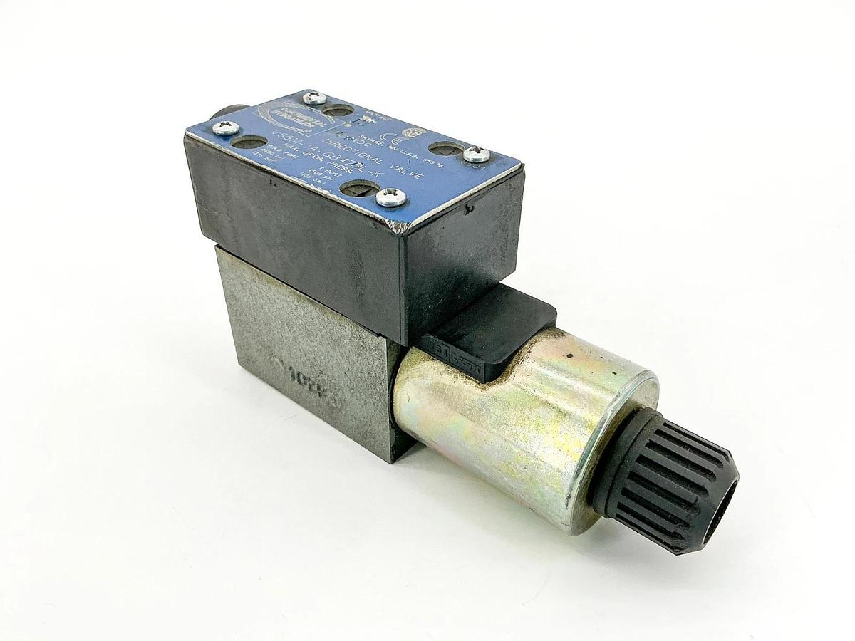 Used Continental Hydraulics VS5M-1A-GB-75L-K Directional Valve 24VDC 4000PSI 12W
