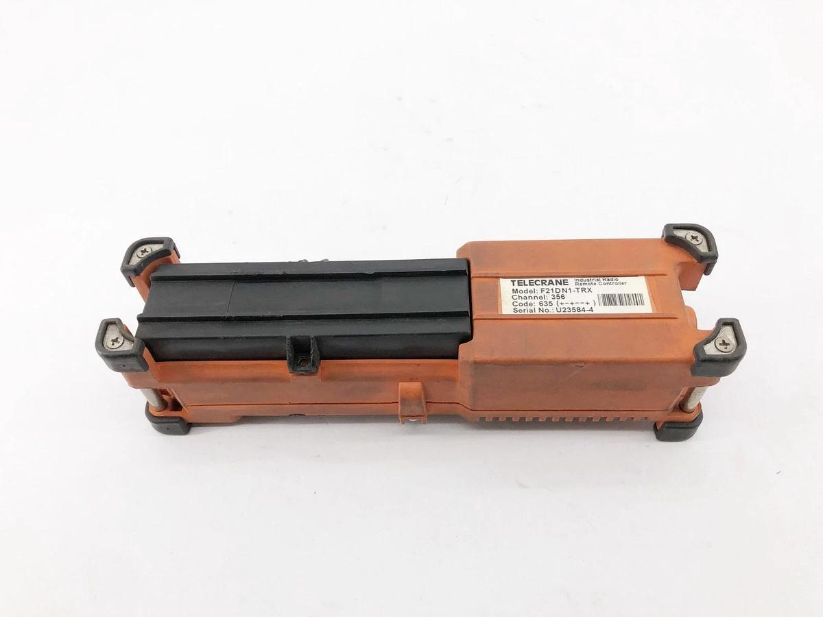 Used Telecrane F21DN1-TRX Radio Remote Controller Channel: 356 (For Parts Only)