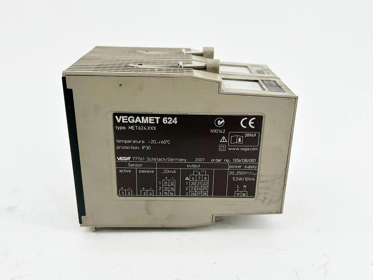 Used Vega MET624.XXX Controller and Display for Level Sensors RS232