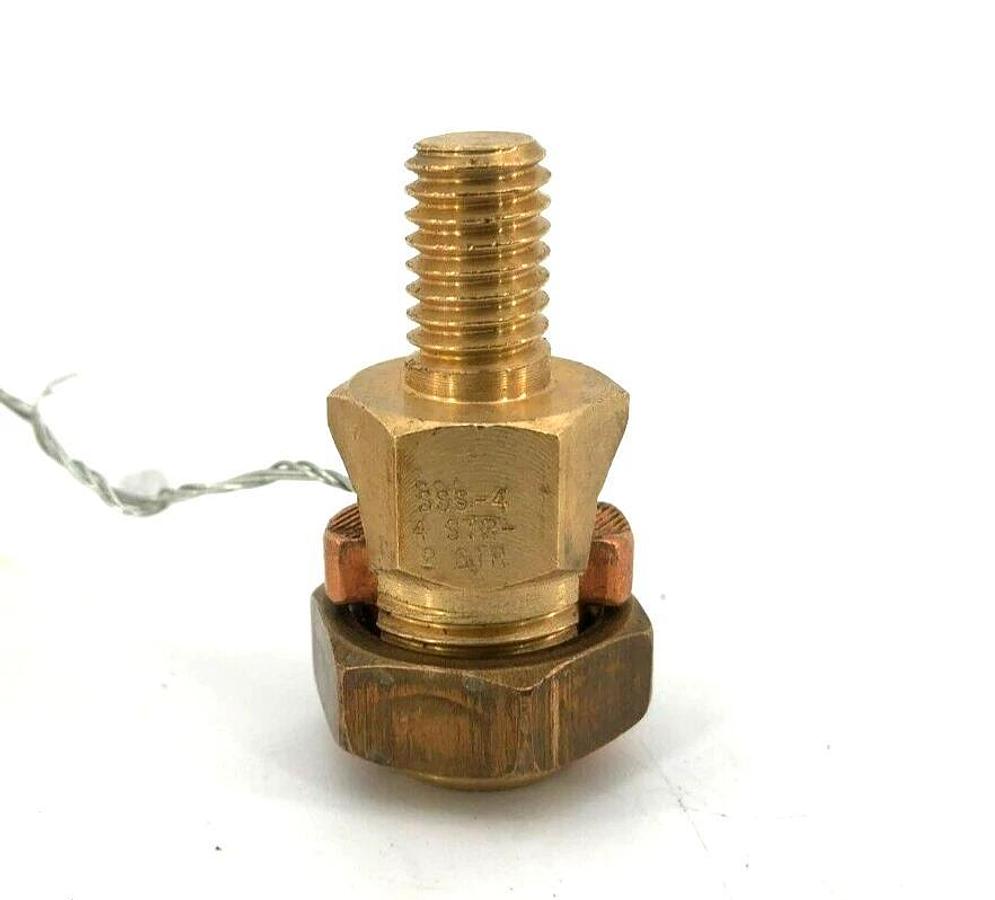 New Panduit SP1-2-C Grounding Service Post Connector, Bronze, Male