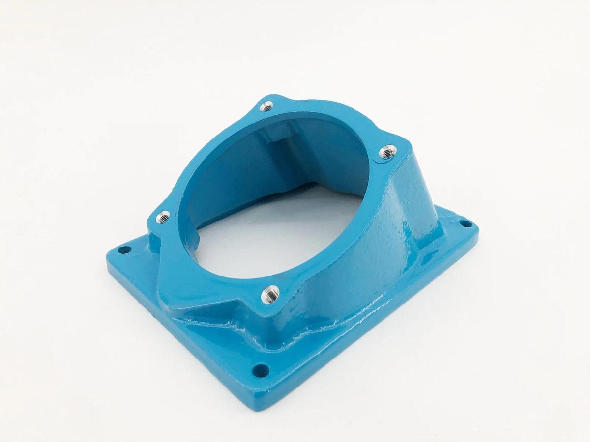 New Meltric 594M3 Angle Adapter 30 Degree Size 4 Aluminum Painted Blue