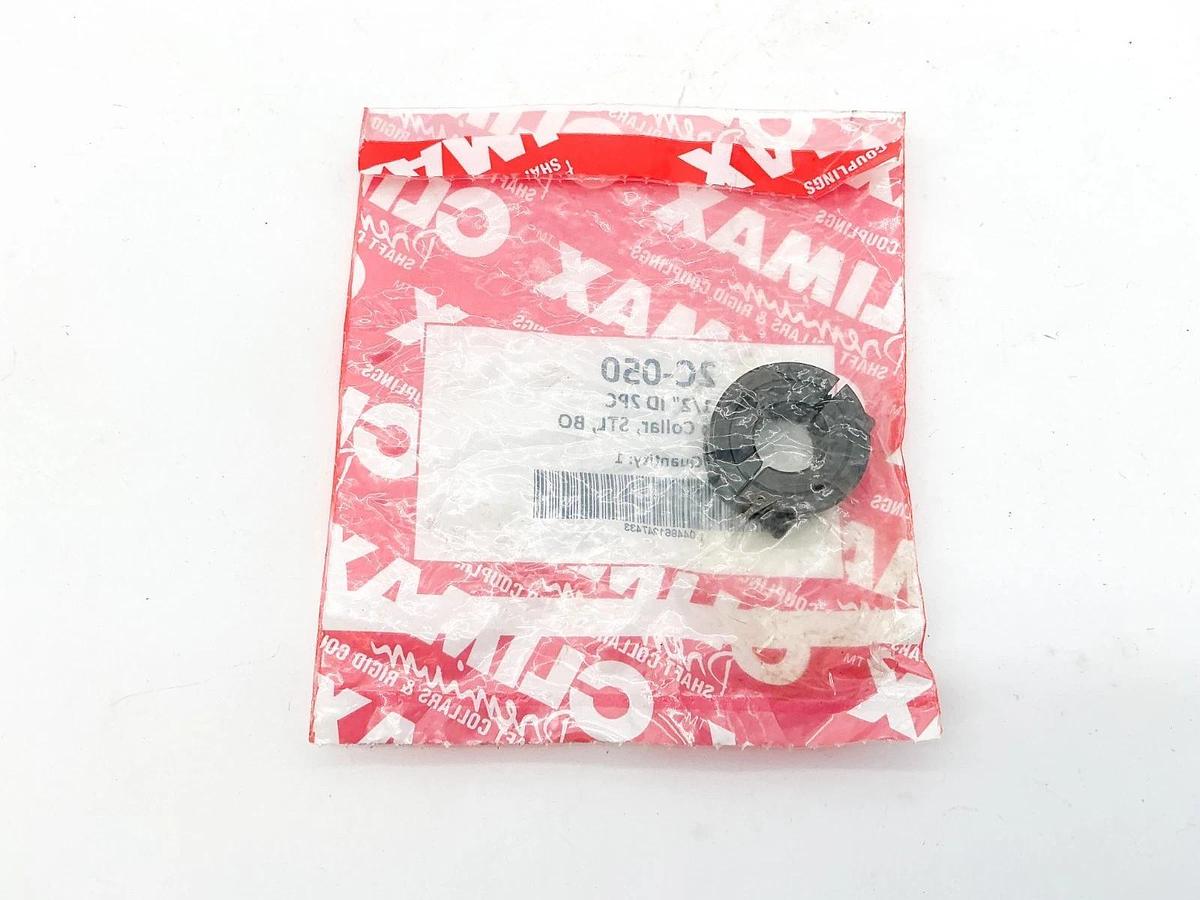 New Lot of 2 Climax 2C-050 Clamp Collar 1/2"