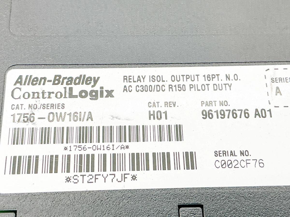 New Allen Bradley 1756-OW16I Ser. A Relay ISOL Module 16PT 24VDC - No Box