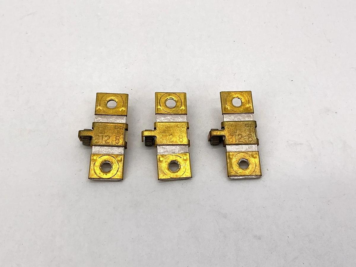 Used Lot of 3 Square D B12.8 Overload Relay Thermal Unit