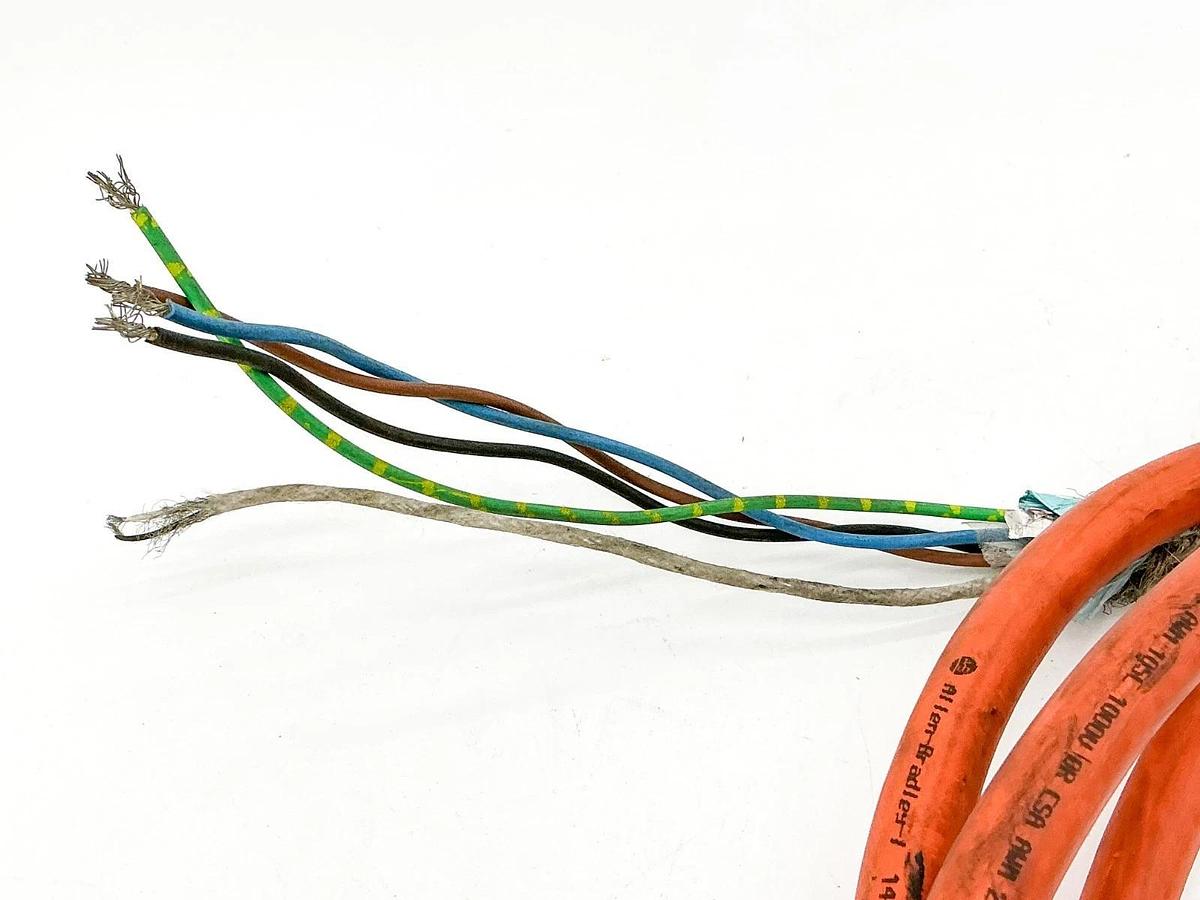 Used Allen Bradley 2090-CSWM1DF-14AA10 Single Motor Cable 10000V 11' Ser.B
