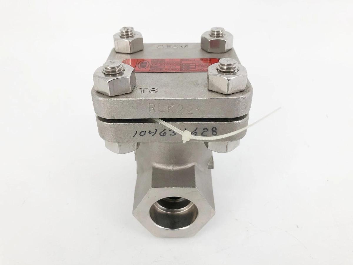 New Aloyco 4374 Stainless Steel Check Valve Size 3/4" Class 600 CF3M - No Box