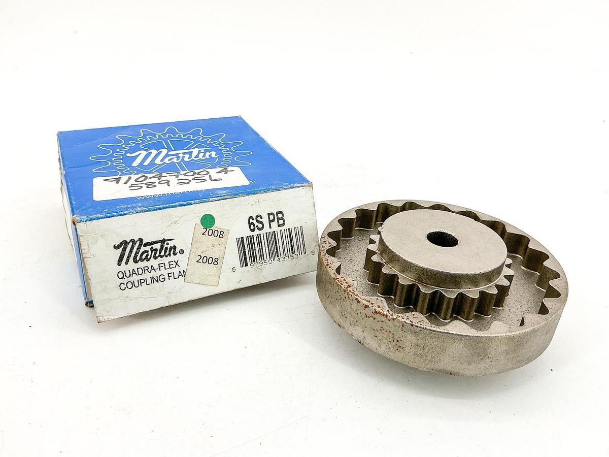 New Martin 6S PB Quadra-Flex Coupling Flange 1/2" Bore 6000RPM