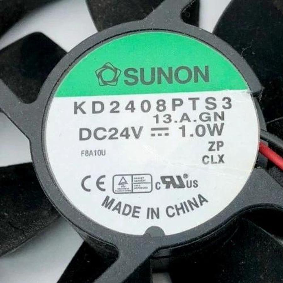 Lot of 2 New Sunon KD2408PTS3 Axial Fans 24VDC 1W
