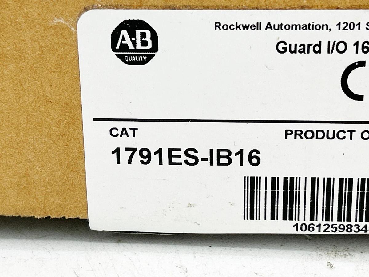 New Allen Bradley 1791ES-IB16 I/O Module Ethernet/ IP Safety Compact Block Modul
