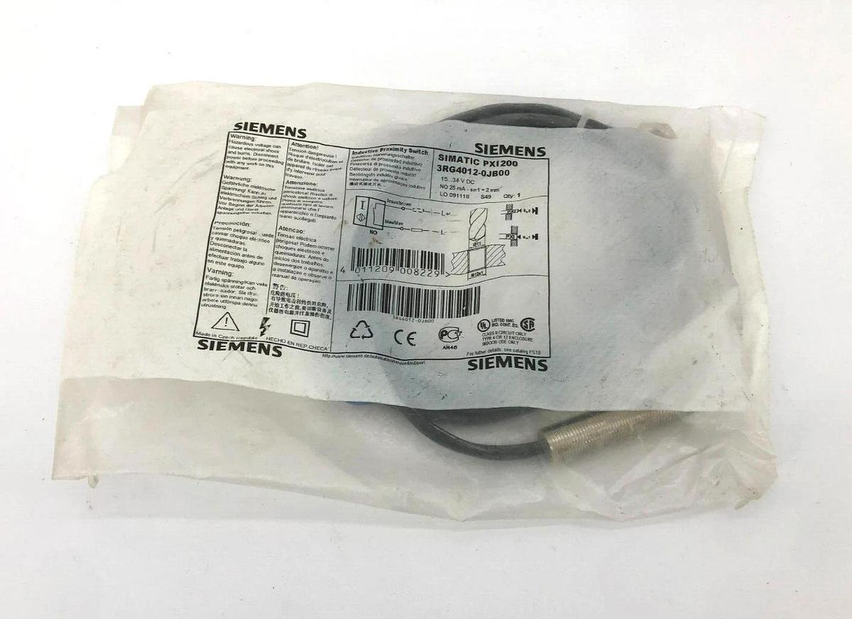 New Siemens 3RG4012-0JB00 Inductive Proximity Switch PXI200