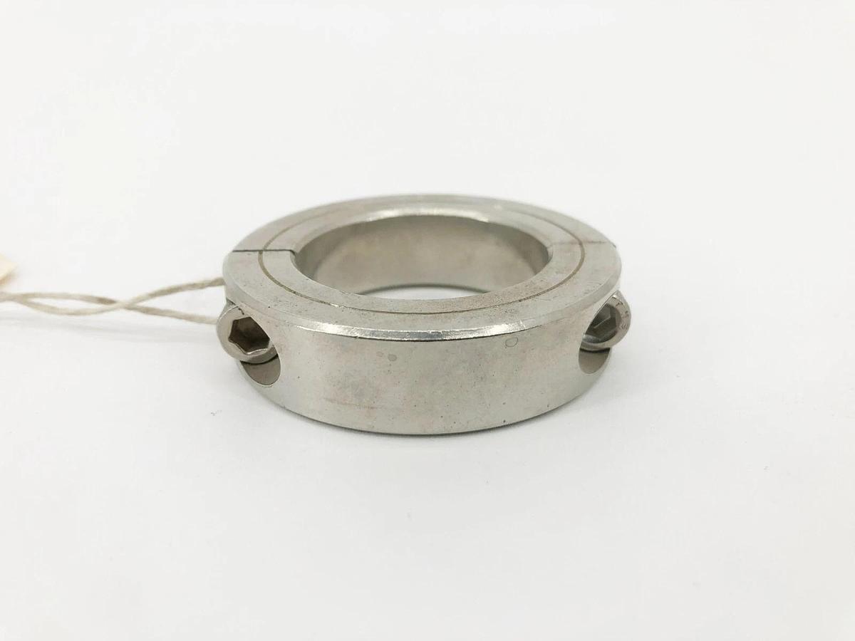 New Climax 2C-143-S Two-Piece Split Clamp Collar Stainless Steel 1-7/16" ID