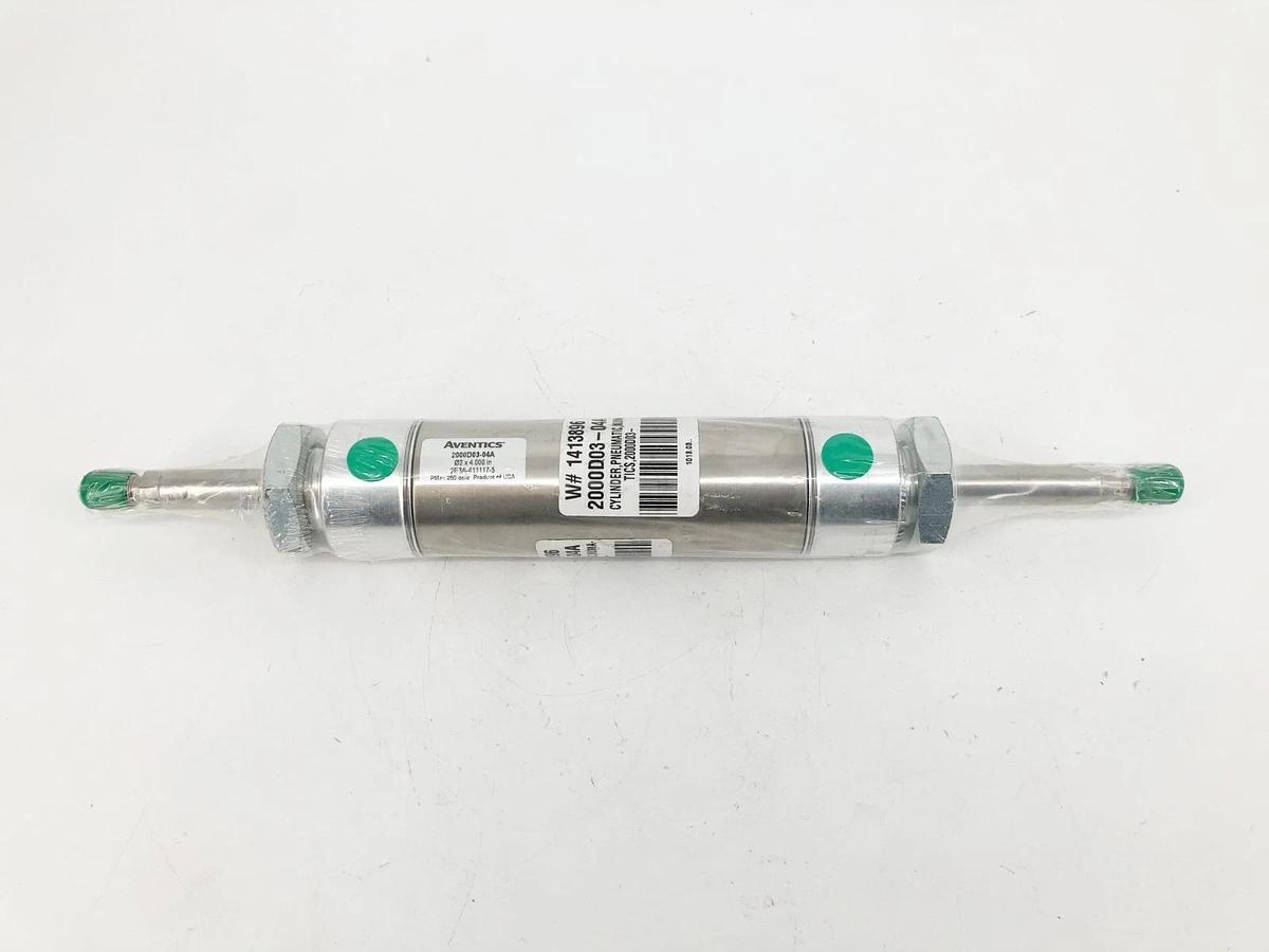 New Aventics 2000D03-04A Pneumatic Cylinder 2" Bore 4" Stroke - No Box