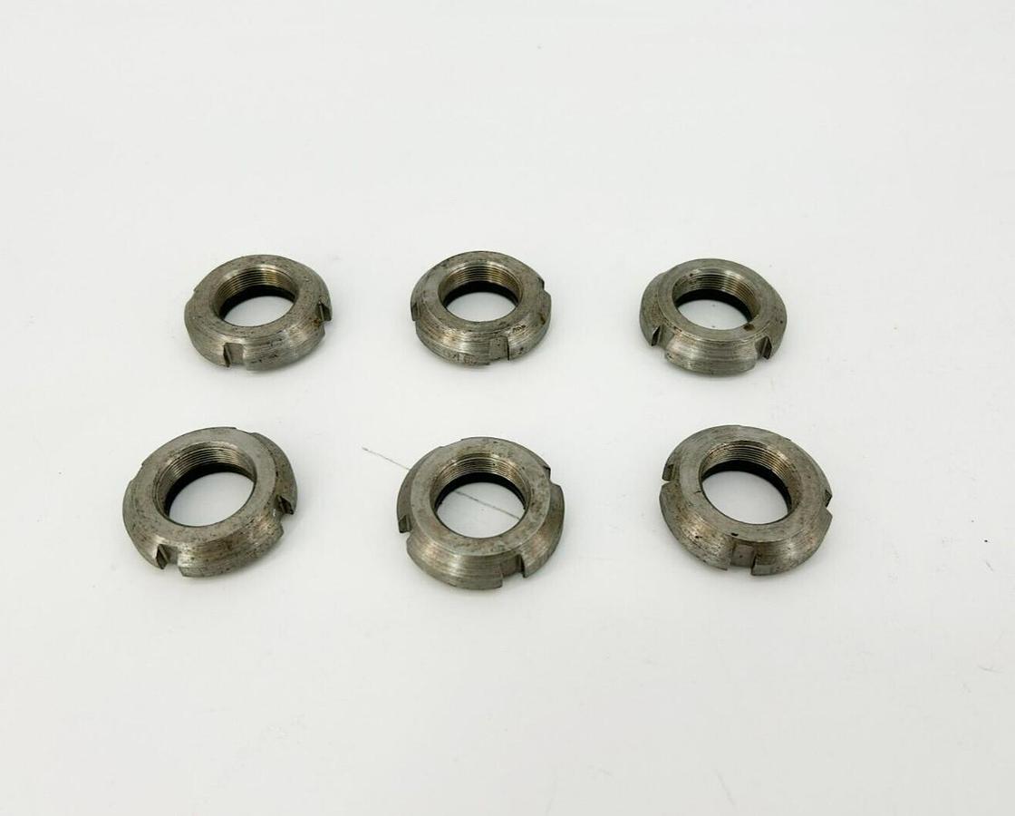 Lot of 6 New Whittet-Higgins BH-04 Lock Nuts 1.375" OD