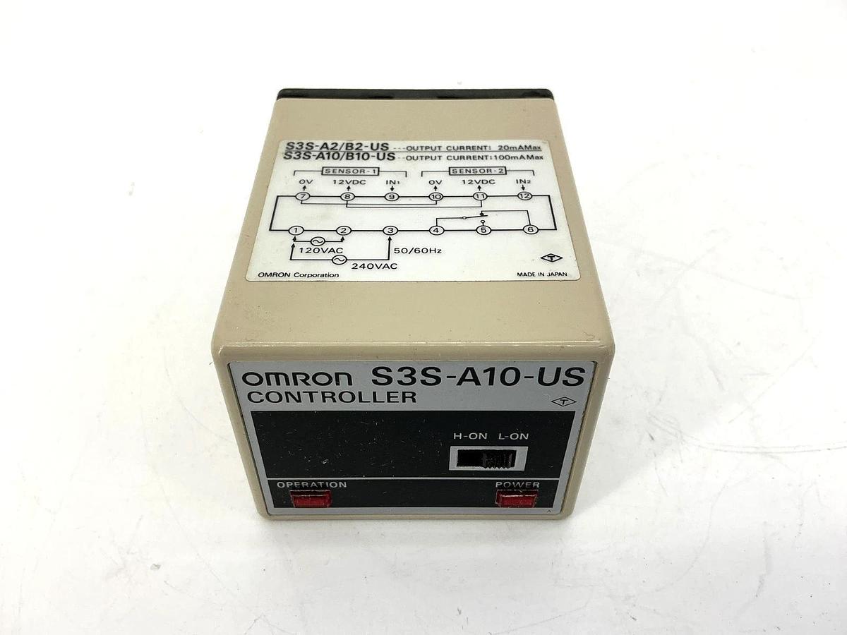 New Omron S3S-A10-US Controller Unit 12-Pin 120/240VAC Relay Contact 5A 250V