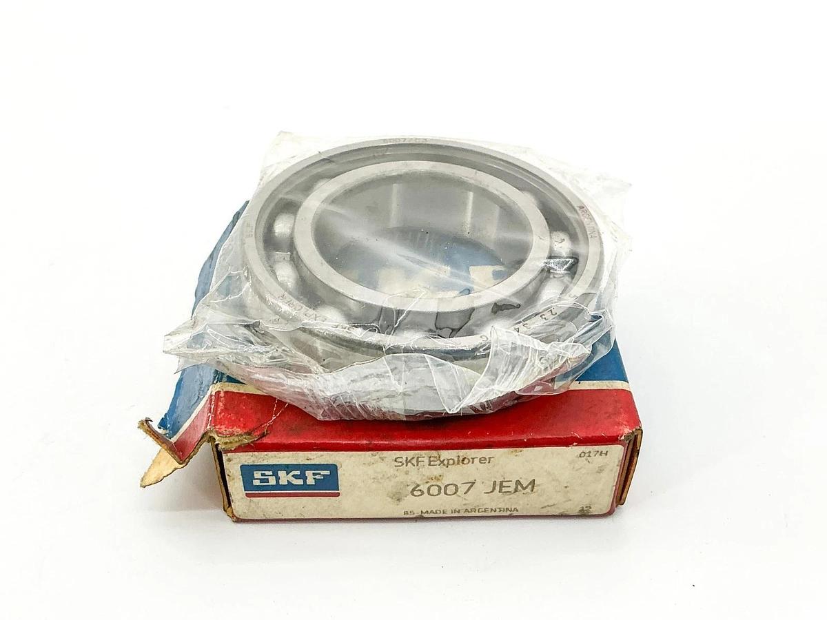 New SKF 6007-JEM Deep Groove Ball Bearing 34Mm Bore 62MM Outside Diameter