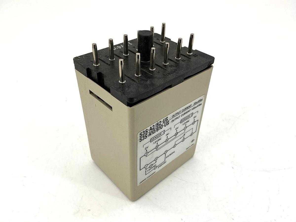 New Omron S3S-A10-US Controller Unit 12-Pin 120/240VAC Relay Contact 5A 250V