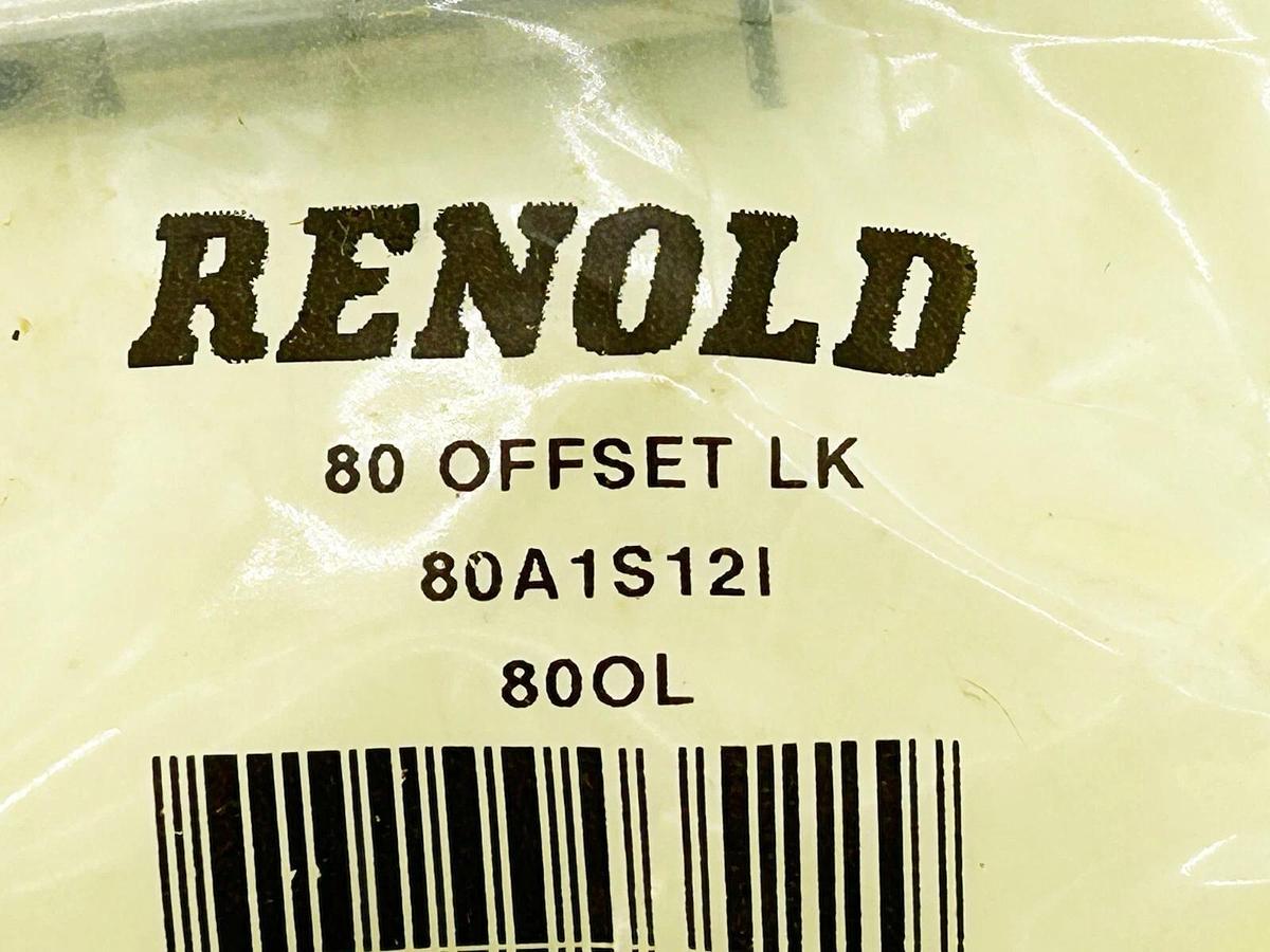 New Lot of 5 Renold 80A1S12I 80 Offset Chain Link 800L