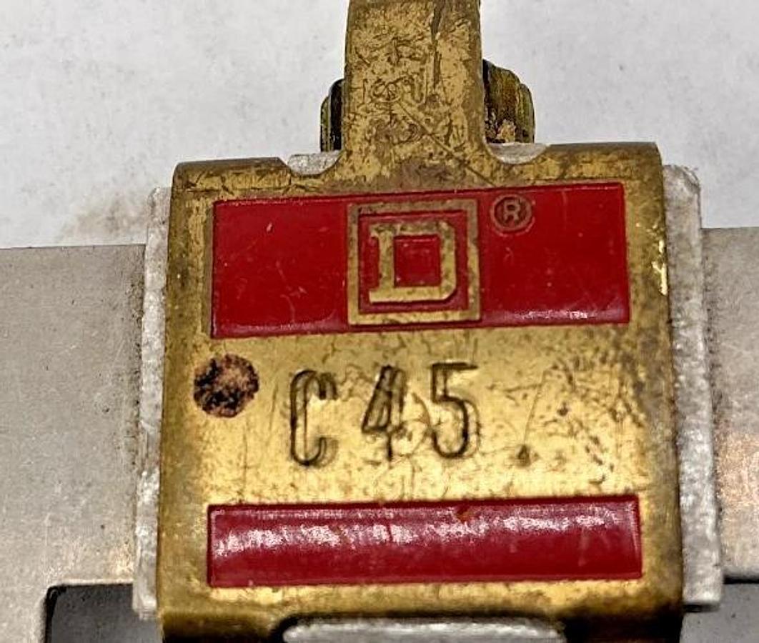 Lot of 3 New Square D C45 Overload Relay Terminal Unit