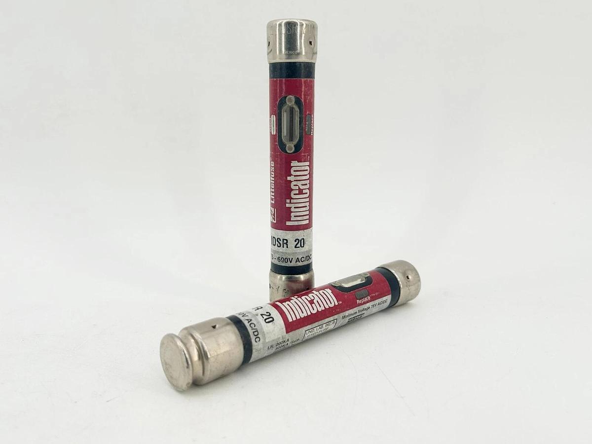 New Lot of 2 New Littelfuse IDSR20 Time Delay Fuses 20A 600V Class RK5