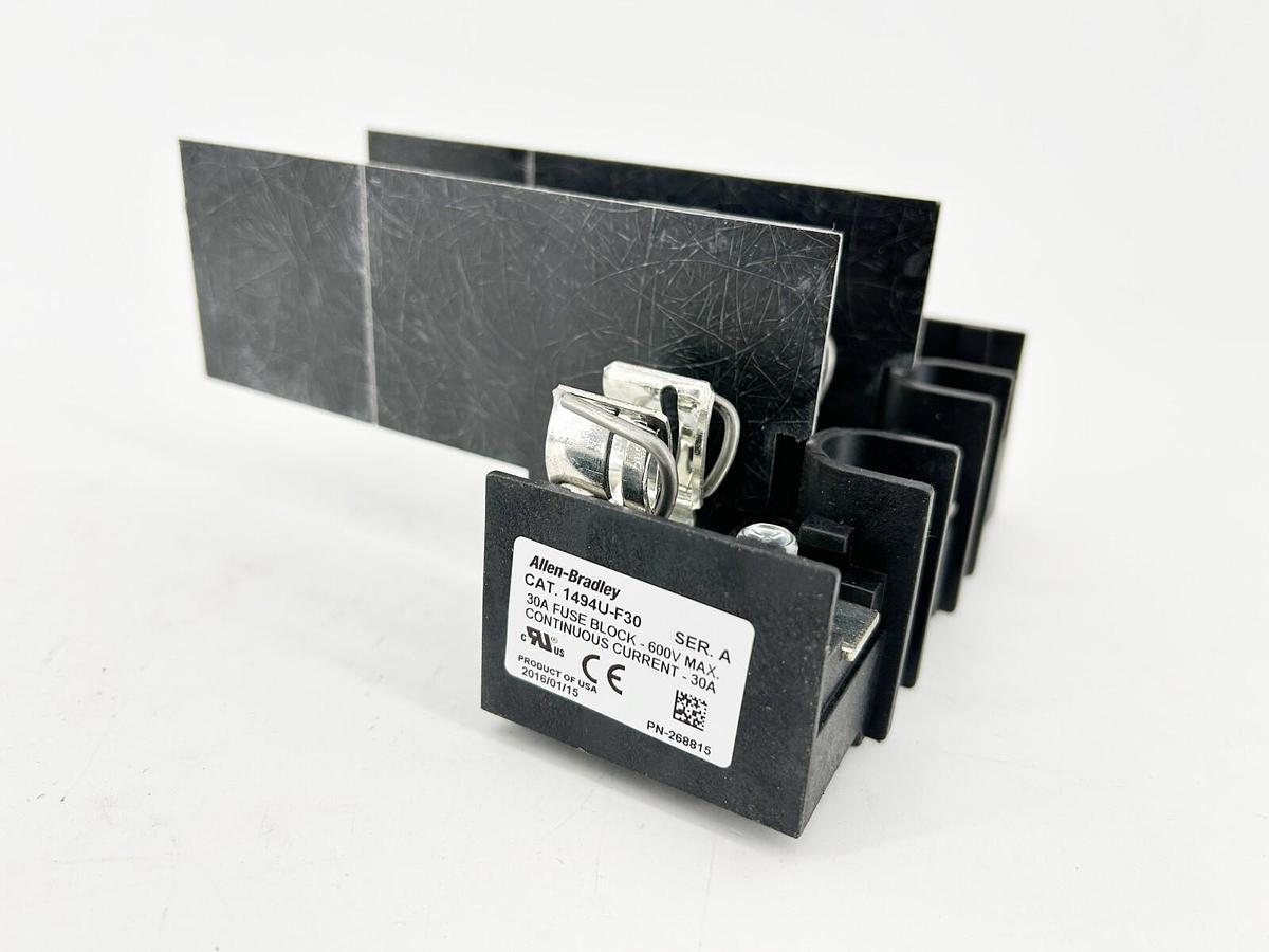 New Allen Bradley 1494U-F30 Trailer Fuse Block 149U Series 30A Mountable