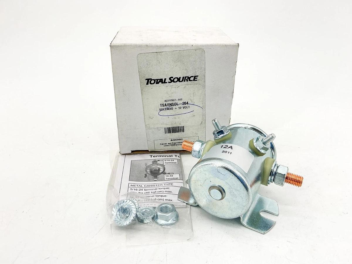 New Total Source TSA/INSOL-204 Solenoid Terminal 12V