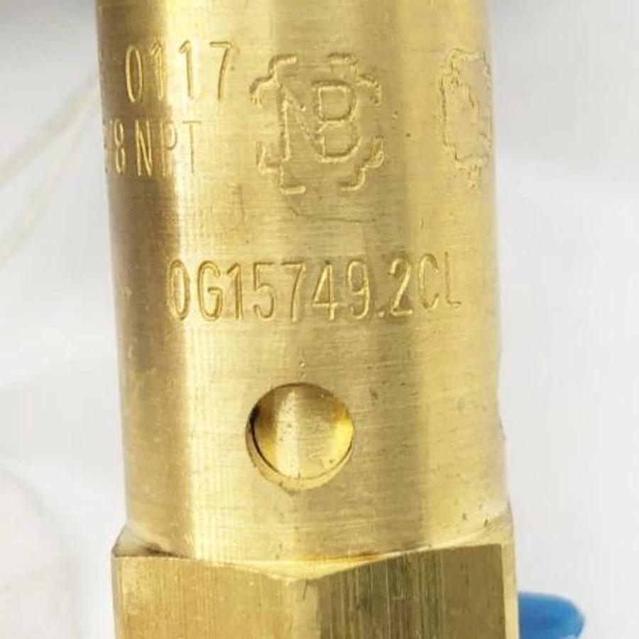 Lot of 2 New Kingston 0G15749.2CLSafety Relief Valve 3/8" NPT 175psi - No Box