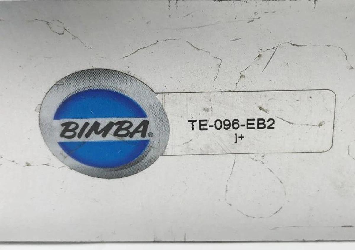 Used Bimba TE-096-EB2 Pneumatic Linear Thruster Actuator 1-1/16" Bore 6" Stroke