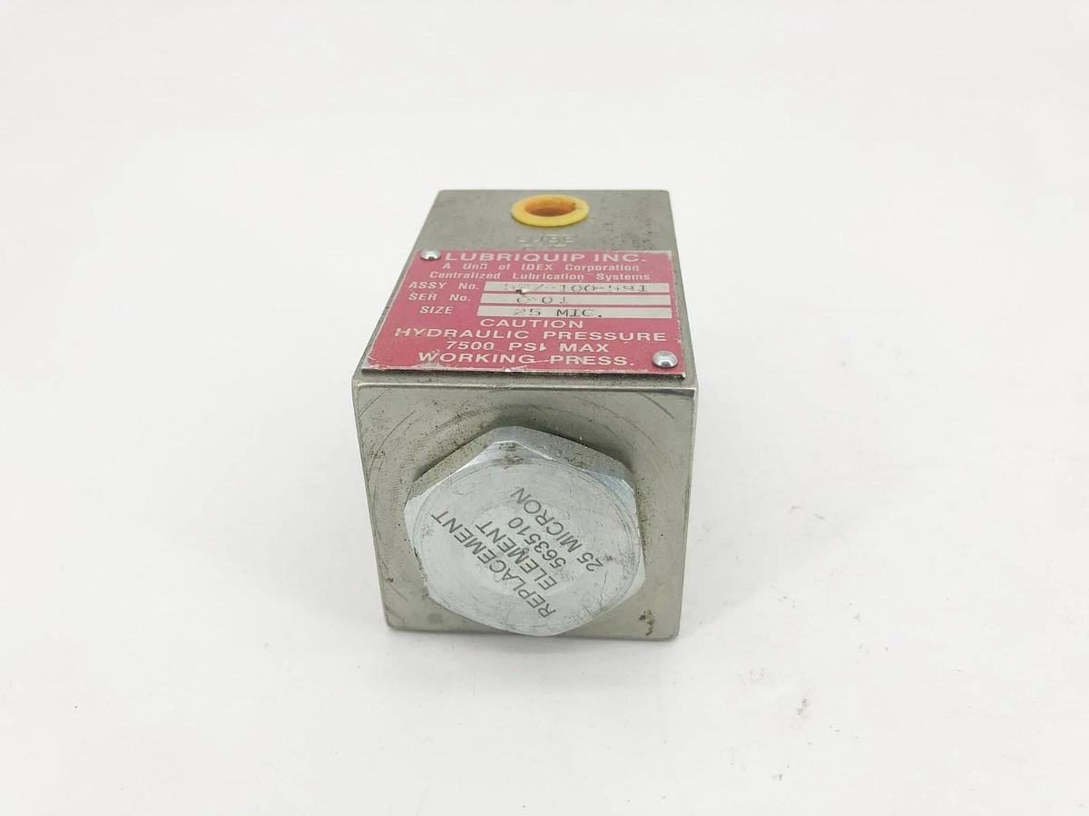 New Lubriquip 527-100-591 Inline High Pressure Filter 25 Mic.