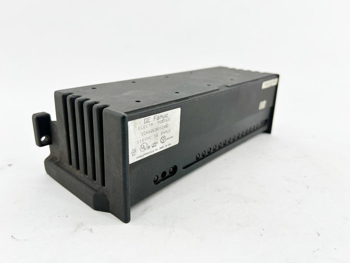 Used GE Fanuc IC660EBD110D Electr Module 115V 16 Input