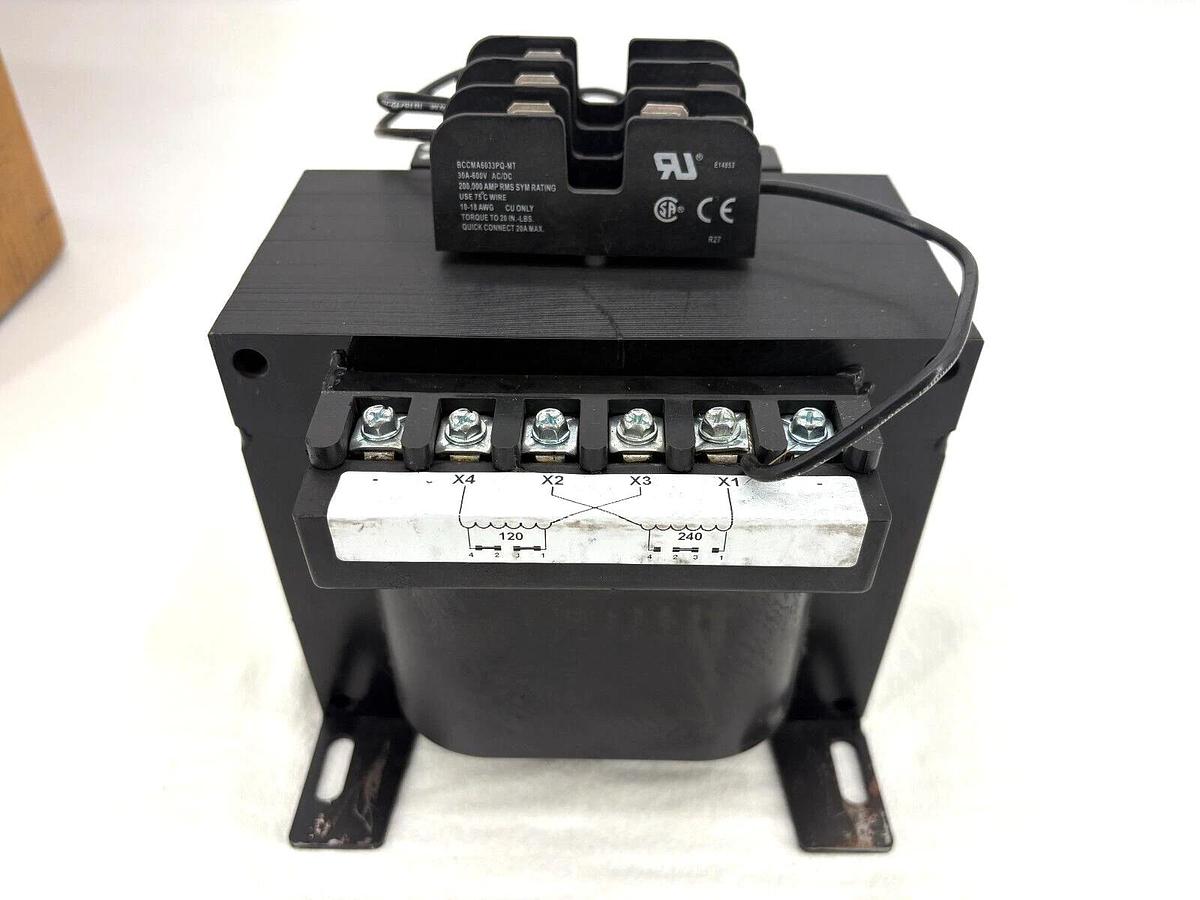 Allen Bradley 1497B-A11-M11-3-N Transformer 1KVA Pri. 600/575/550 Sec. 120x240