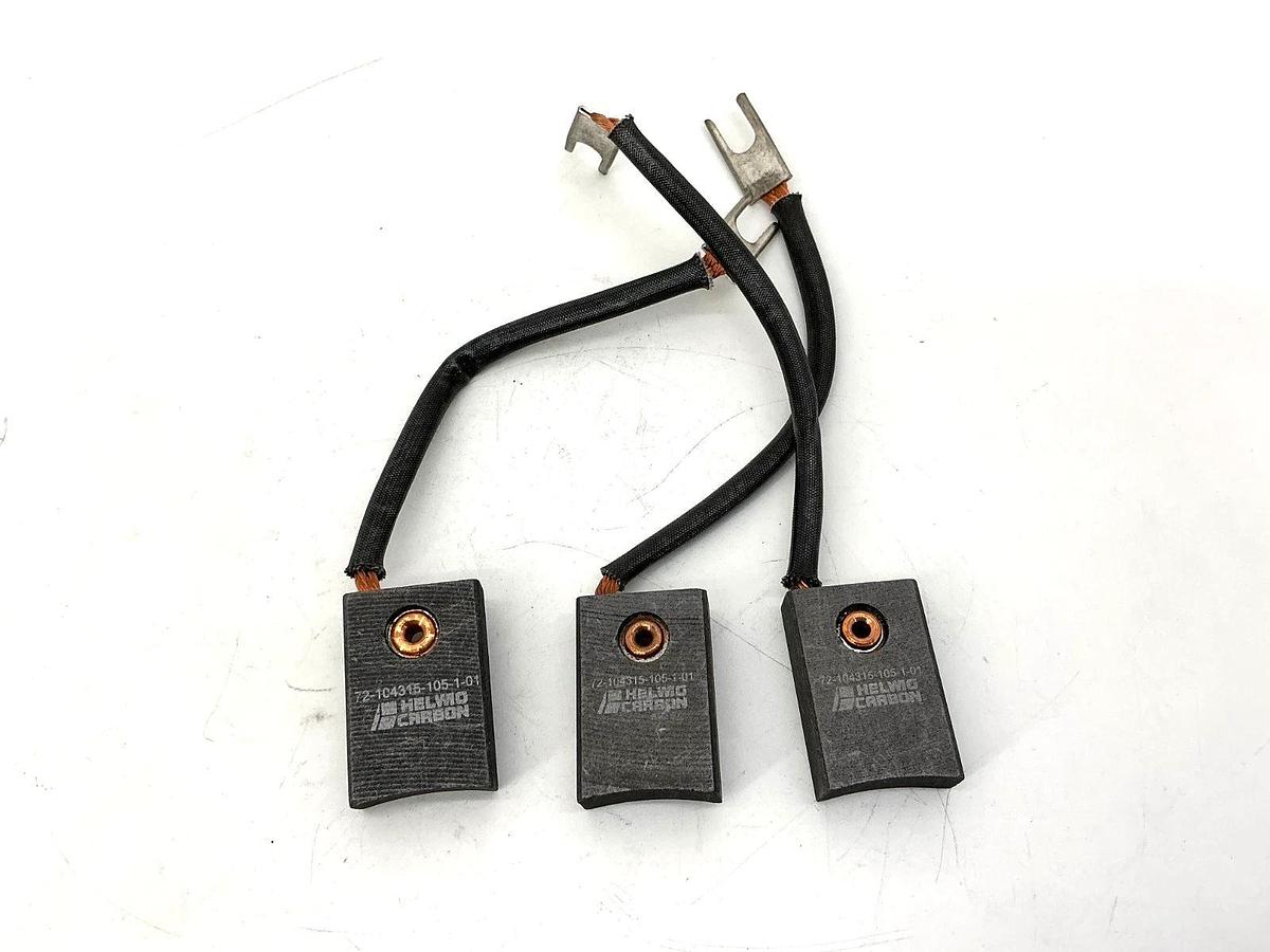Lot of 3 New Helwig Carbon 72-104315-105-1-01 Carbon Brush 72104315105101