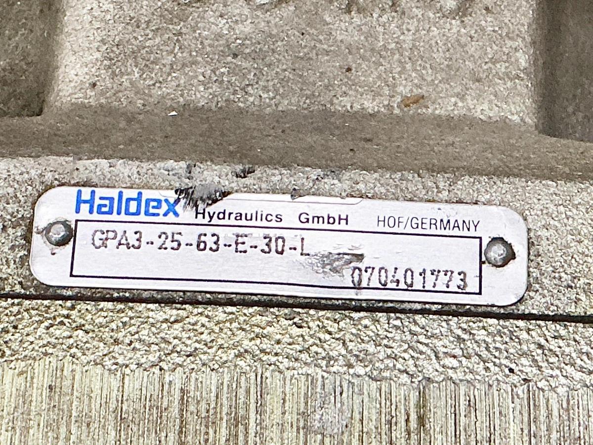 Used Haldex Hydraulics GPA3-25-63-E-30-L Gear Pump