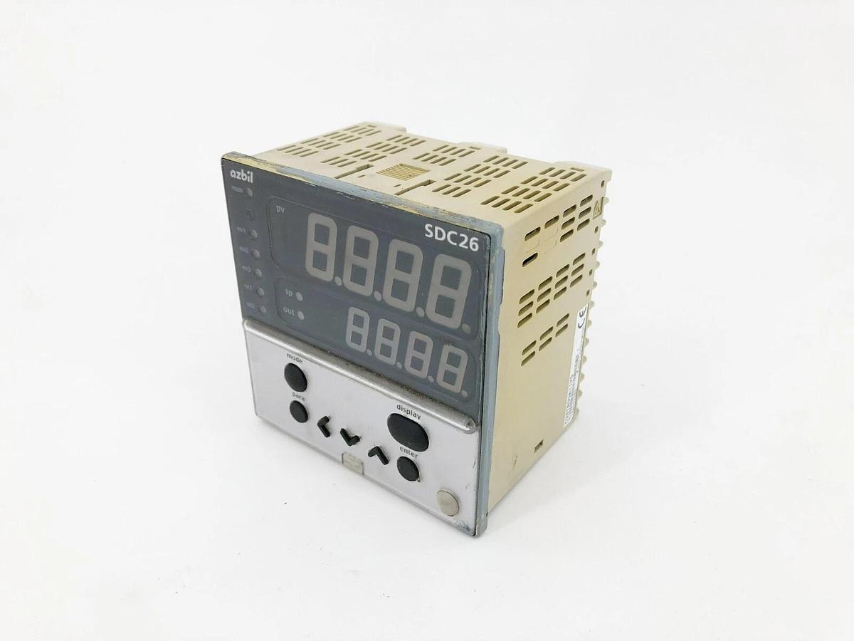 Used Azbil C26TR0UA11Y0 Digital PID Controller C26TR0UA1100 SDC26