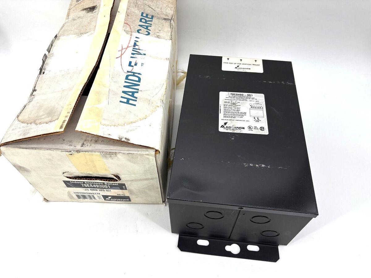 New Advance 78E8493001 Indoor Enclosed Ballast 400W HPS S51 120/208/240/277V