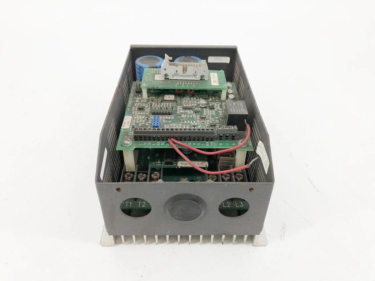 Used AC Tech M1510B Inverter Drive 1HP 480/590V Input 0-460/575V Out (For Parts Only)