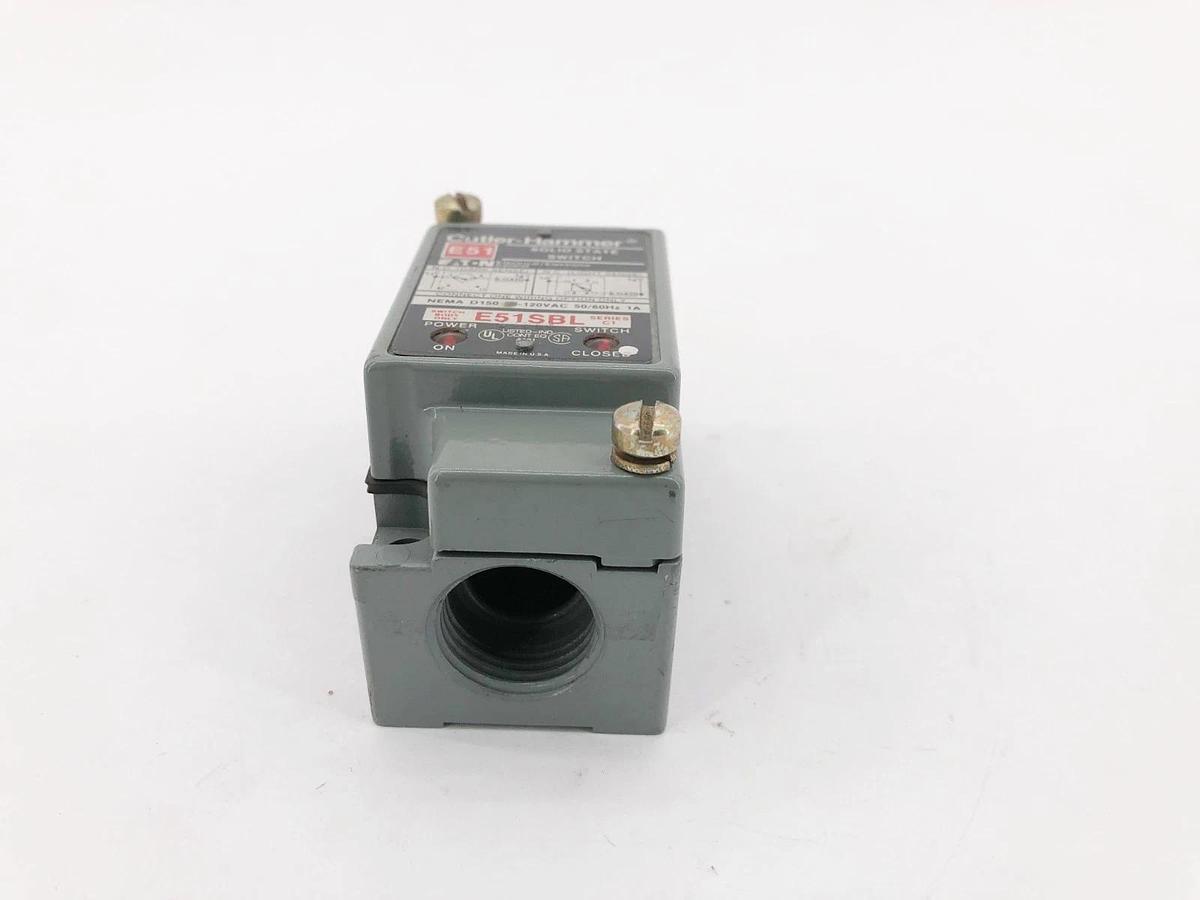 Used Cutler Hammer E51SBL Solid State Switch Body w/ E50RA Receptacle