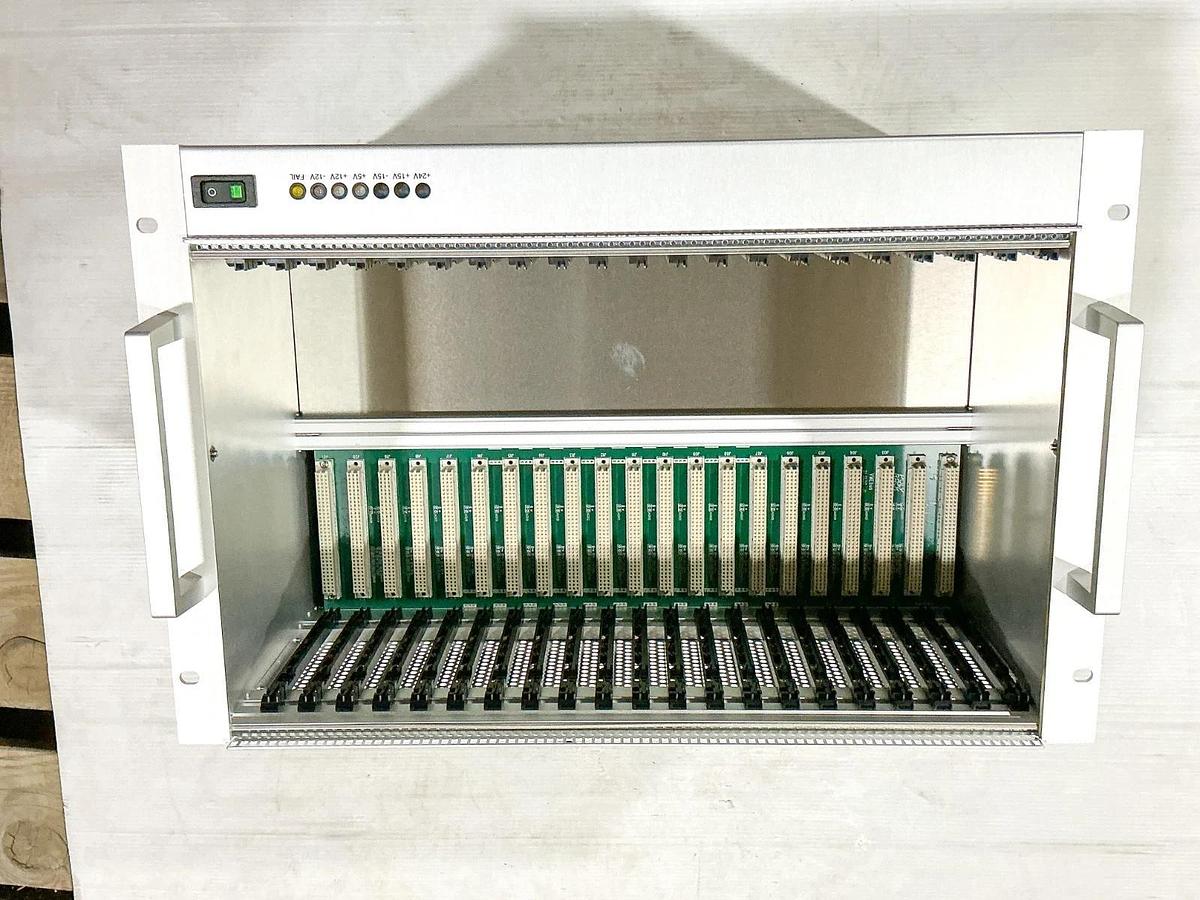 New Poly Rack 170321 VME-System 19 BGTR 7HE/380T MSC III Chassis 21 Slot 1371464