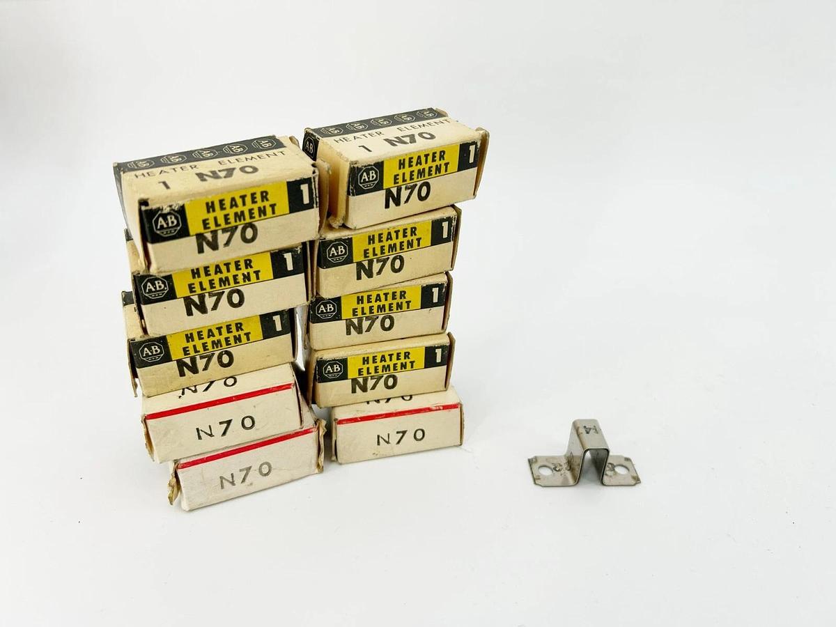 Lot of 10 New AB Allen Bradley N70 Overload Relay Heater Elements