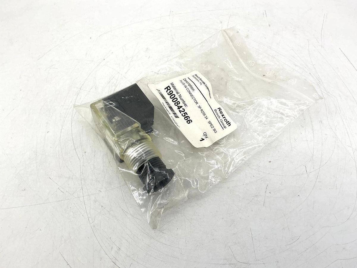New Bosch Rexroth R900842566 Plug-In Connector 3P 1.5A 24-240VDC/VDC