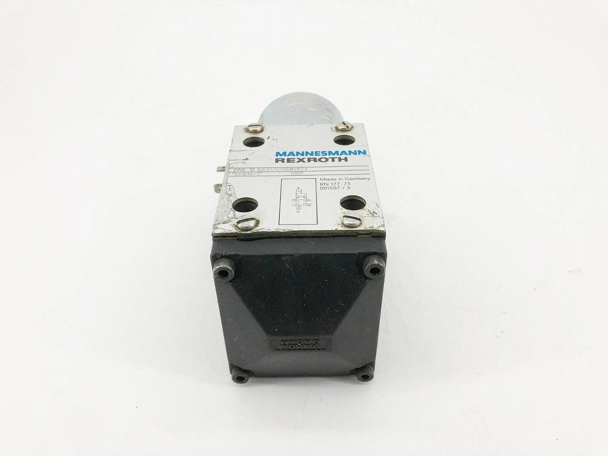 Used Rexroth 4WE10EA31/CG24N9Z4 Directional Valve 24VDC 1.46A 591219/1