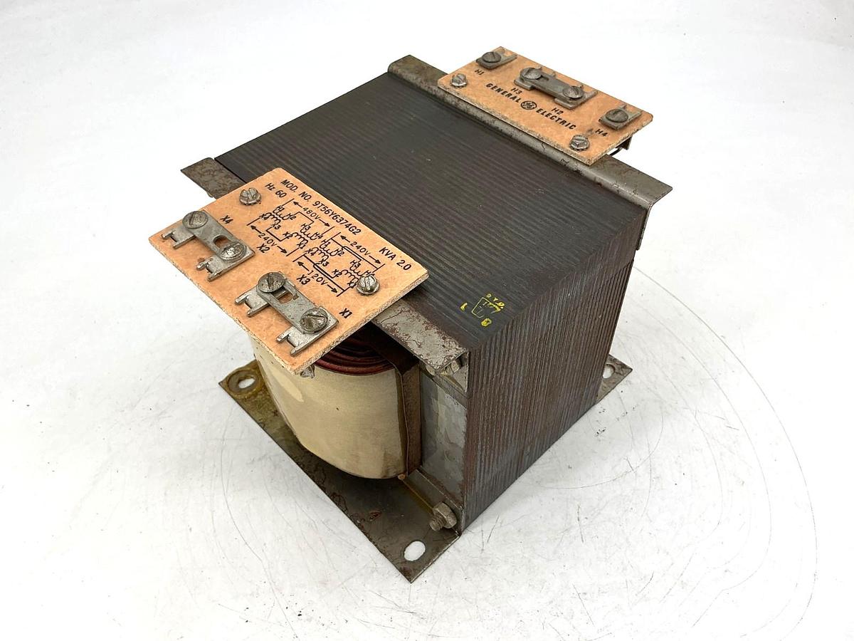 Used GE General Electric 9T56Y6374G2 Transformer 2.0KVA 240/480V 120/240V 60HZ