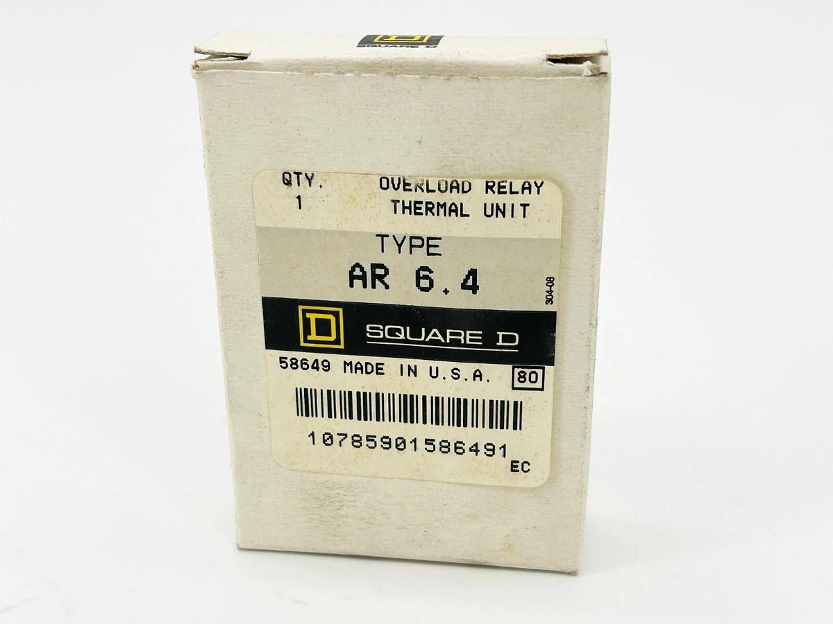 New Square D AR6.4 Thermal Overload Heating Element