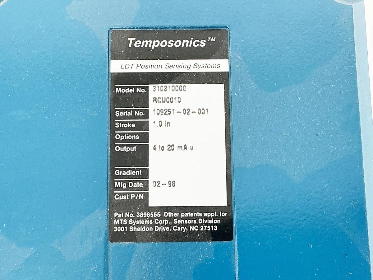 New Temposonics 310310000 RCU0010 LTD Position Sensing System 1" Stroke 20mA