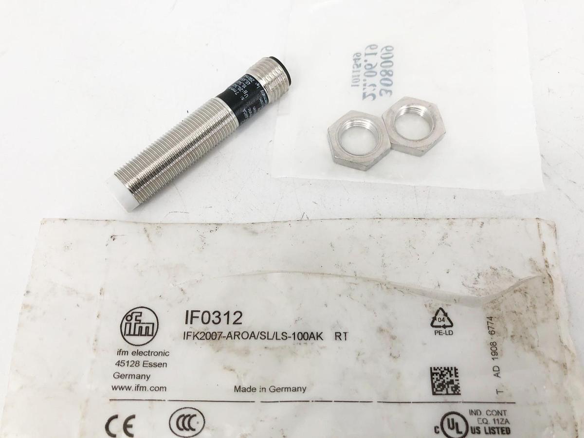 New IFM IF0312 Proximity Sensor 20-140VAC IFK2007-AROA/SL/LS-100AK