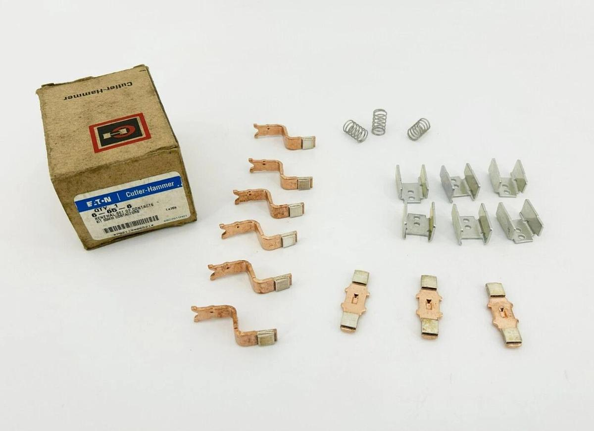 New Eaton Cutler Hammer 6-65-6 Contact Kit, 3 Pole, 65mm, Size H