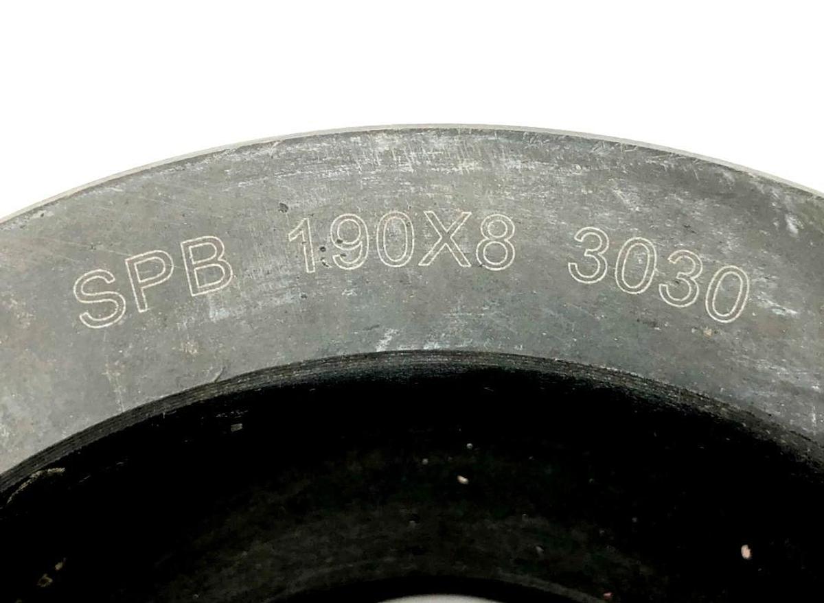 New SPB 190X8 3030 Taperlock V-Belt Pulley 8 Grooves - No Box